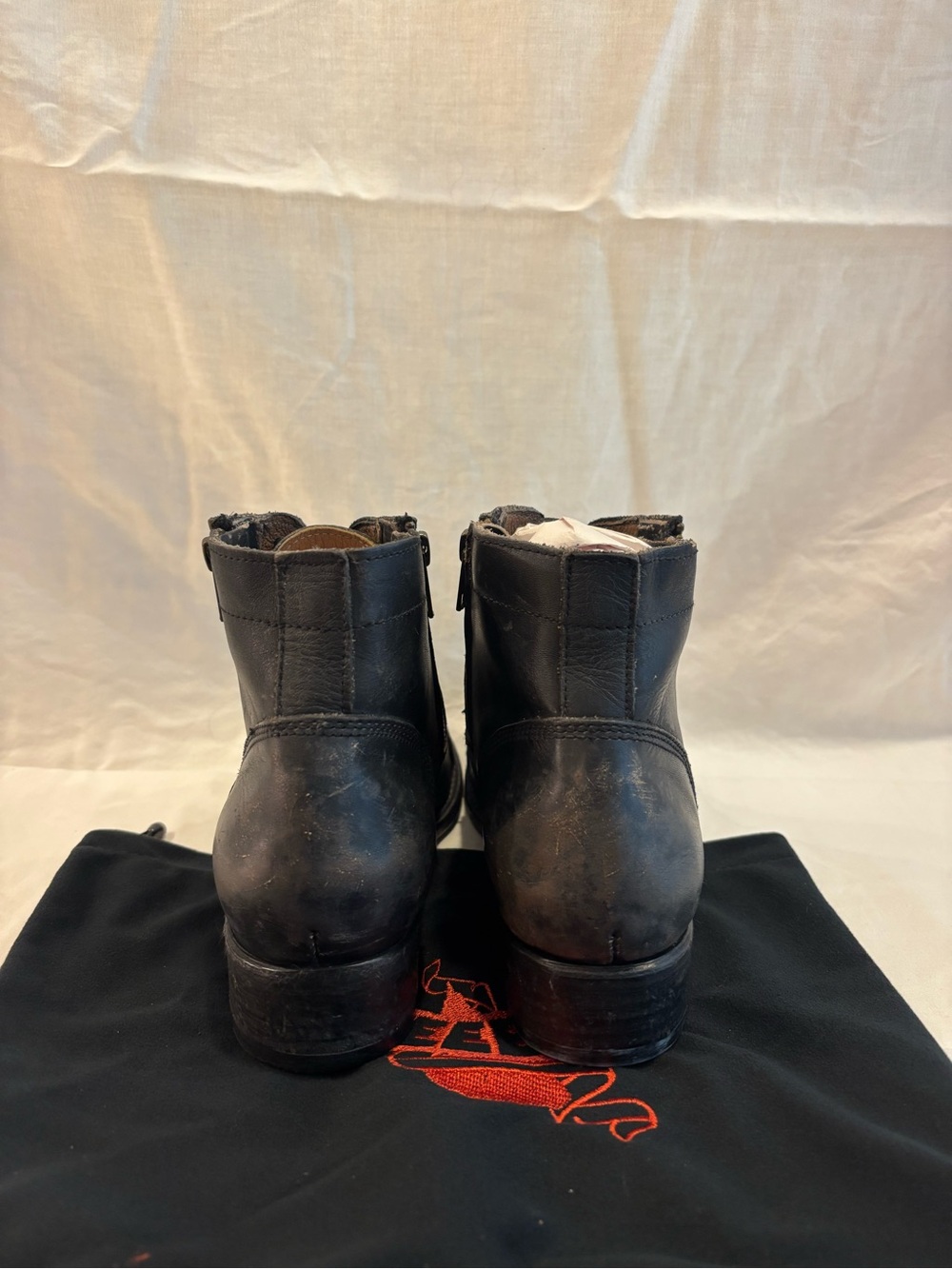 Freebird by Steven Rafter Black Rafter Lace-Up Ankle Boots with Side Zips - Picture 4 of 7